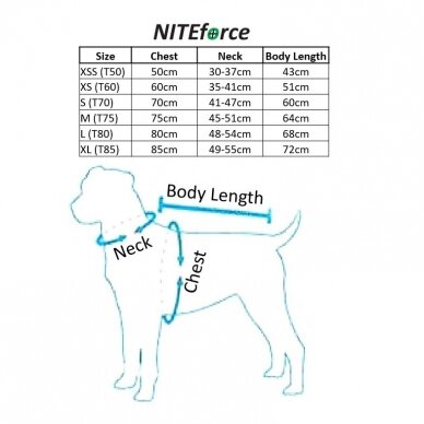 Apsauginė liemenė šuniui medžioklėje NITEforce 6