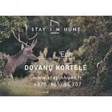 DOVANŲ KORTELĖ StayinHunt