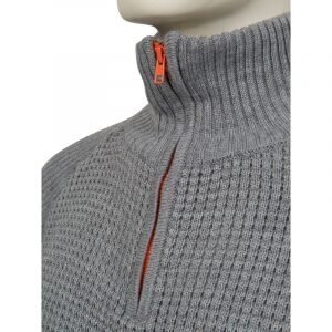 Dovrefjell Jerv wool shirt light grey 1