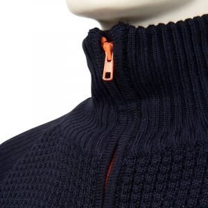 Dovrefjell Jerv wool shirt Marine Blue 1