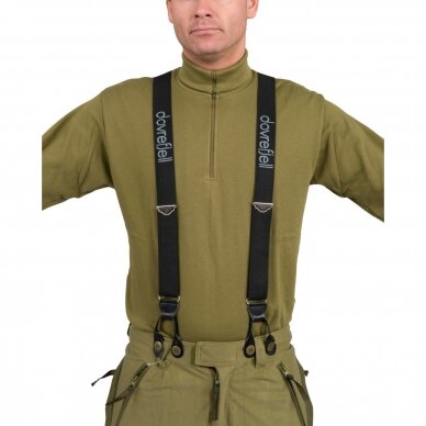 Dovrefjell Classic button suspenders black