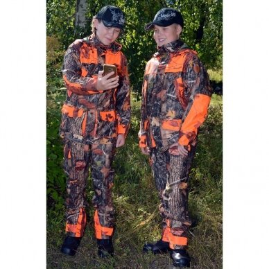 Dovrefjell Sleeve Hunter Vision viršutinė dalis VAIKAMS (Safety CAMO)