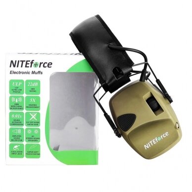 Electronic hearing protector, NITEforce SubSonic Electronic Hear 2